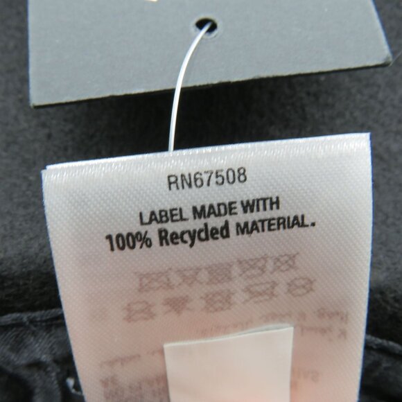 INC Fedora Hat Black Felt Adjustable Fit Band Gold Tone Buckle Accent New - Picture 8 of 8